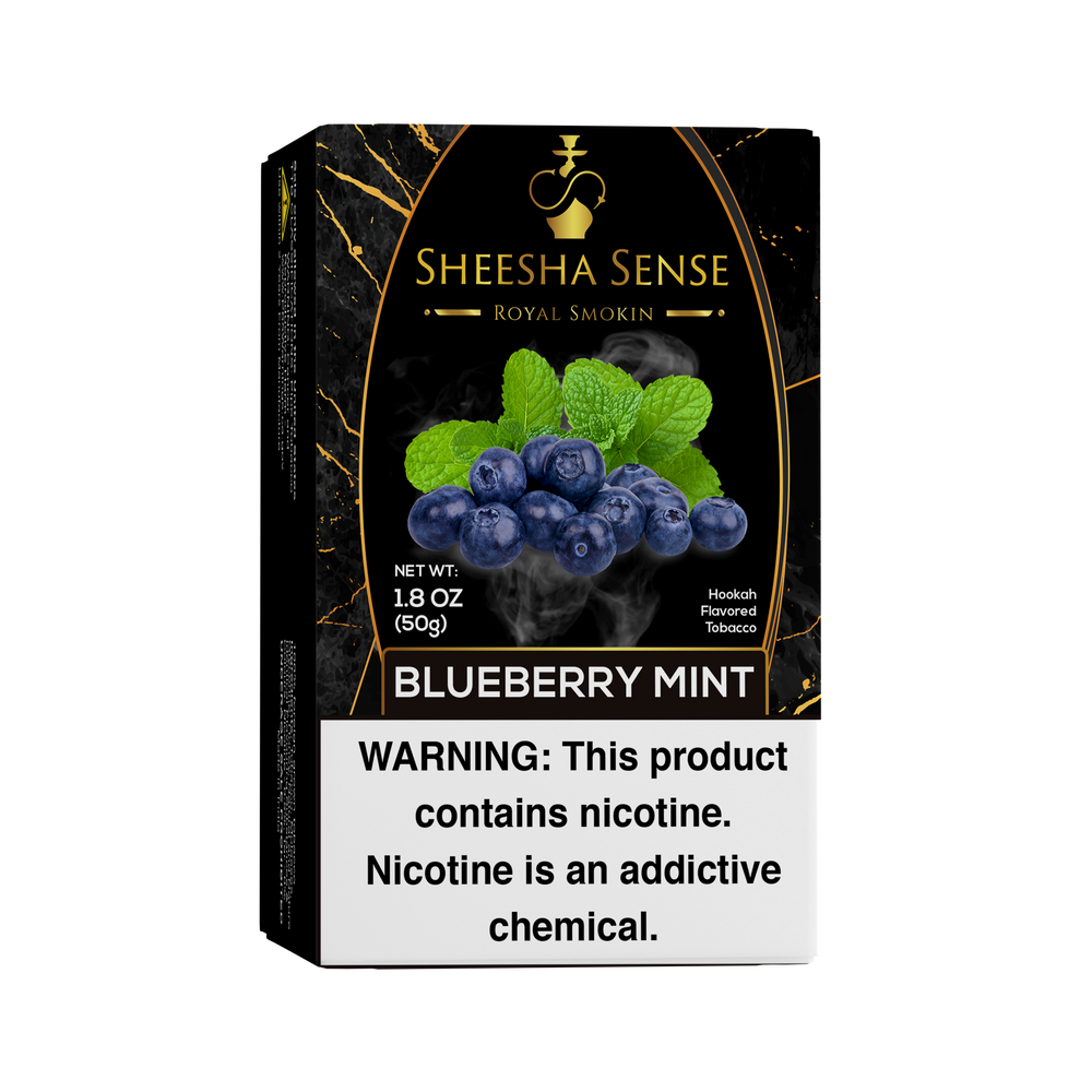 Blueberry Mint Hookah Flavored Tobacco 50g