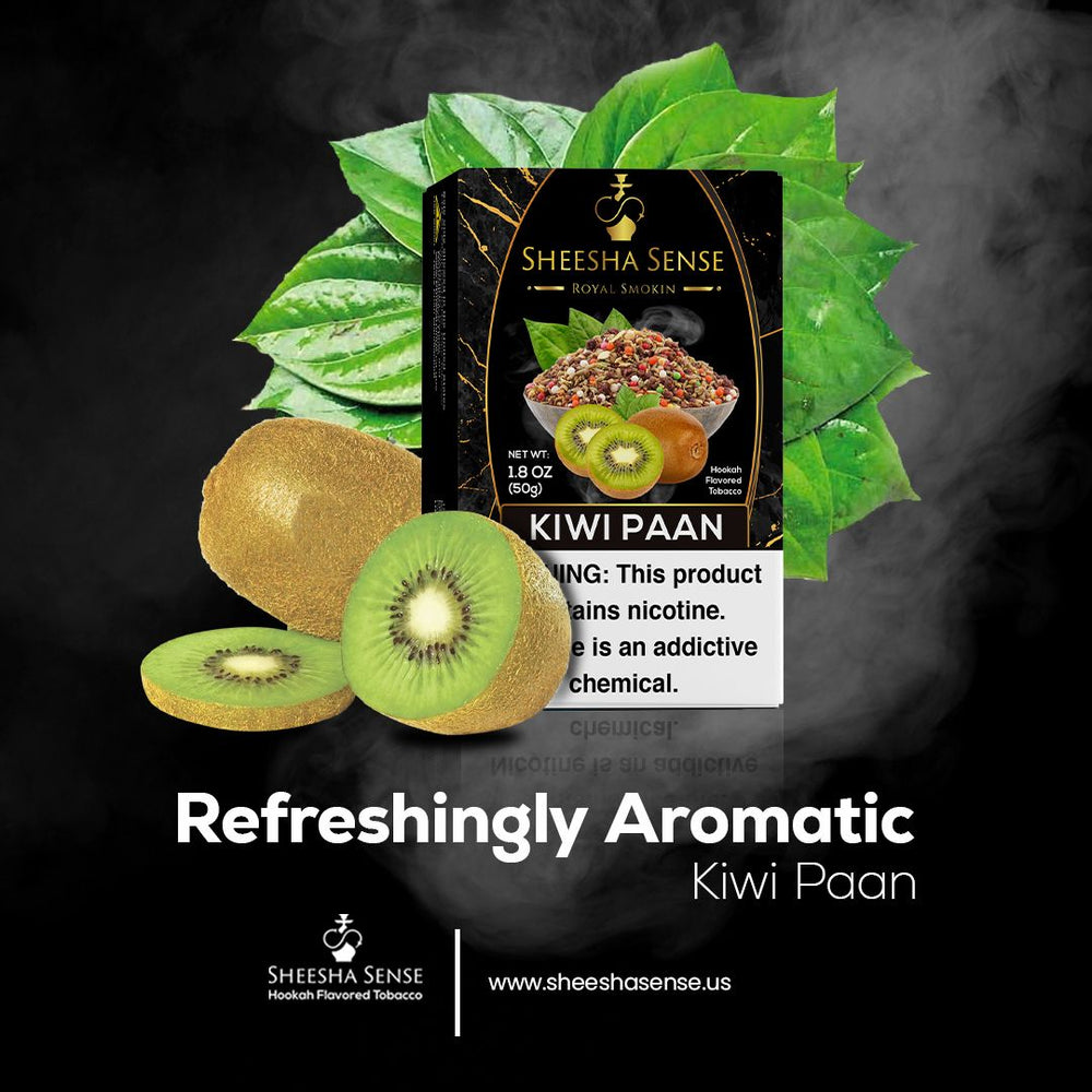 Kiwi Paan Hookah Flavored Tobacco 50g