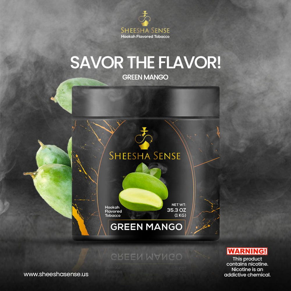 Green Mango Hookah Flavored Tobacco 1KG