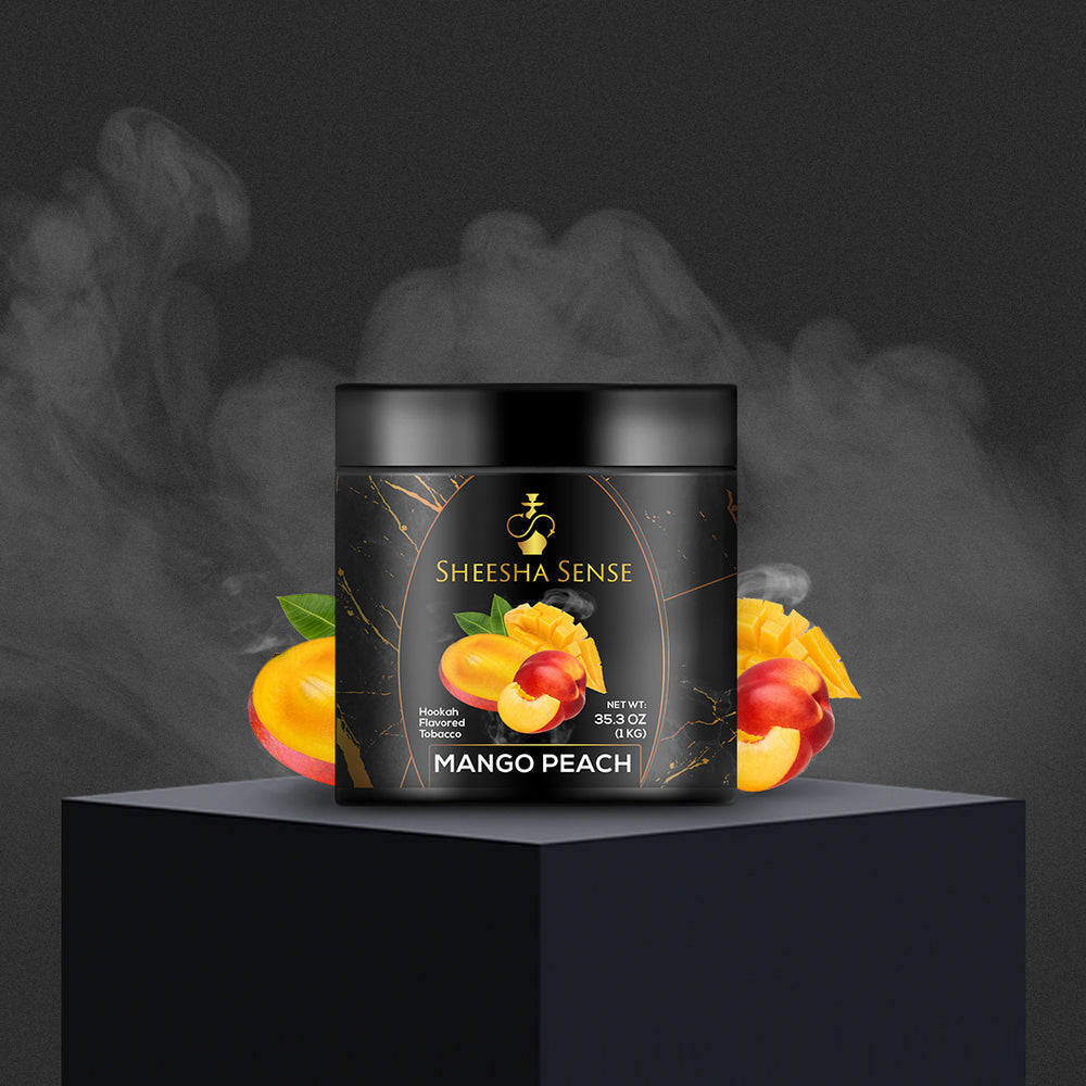 tobacco sense Bulk Seeds ensuring a steady flame with minimal soot while filling your home with captivating aroma for up to 120 hours Mango Peach Hookah Flavored Tobacco